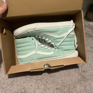 Mint green vans